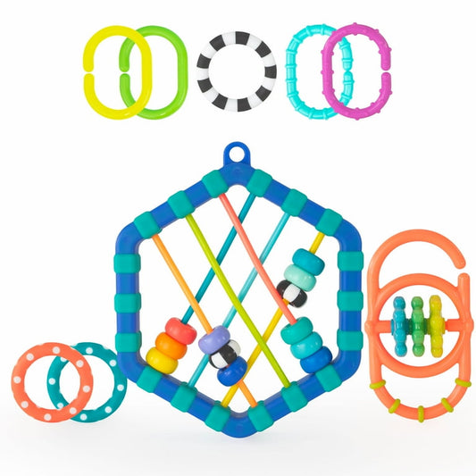 Sassy Busy Bands Take Along Teethe & Toys Infant Teethers