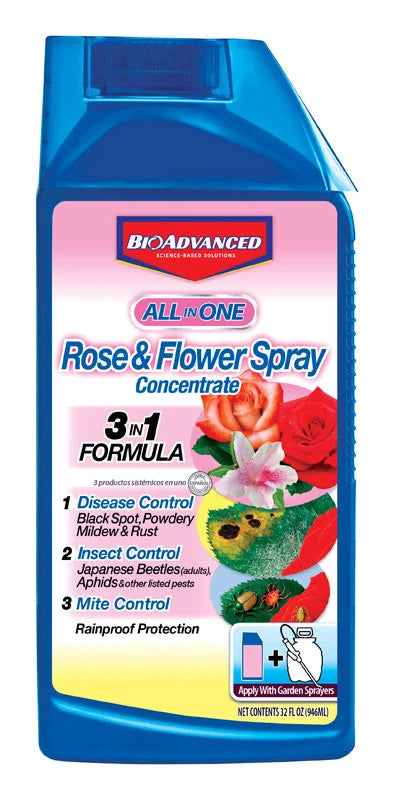 BioAdvanced All-in-One Rose and Flower Care 32-fl oz Flower Food